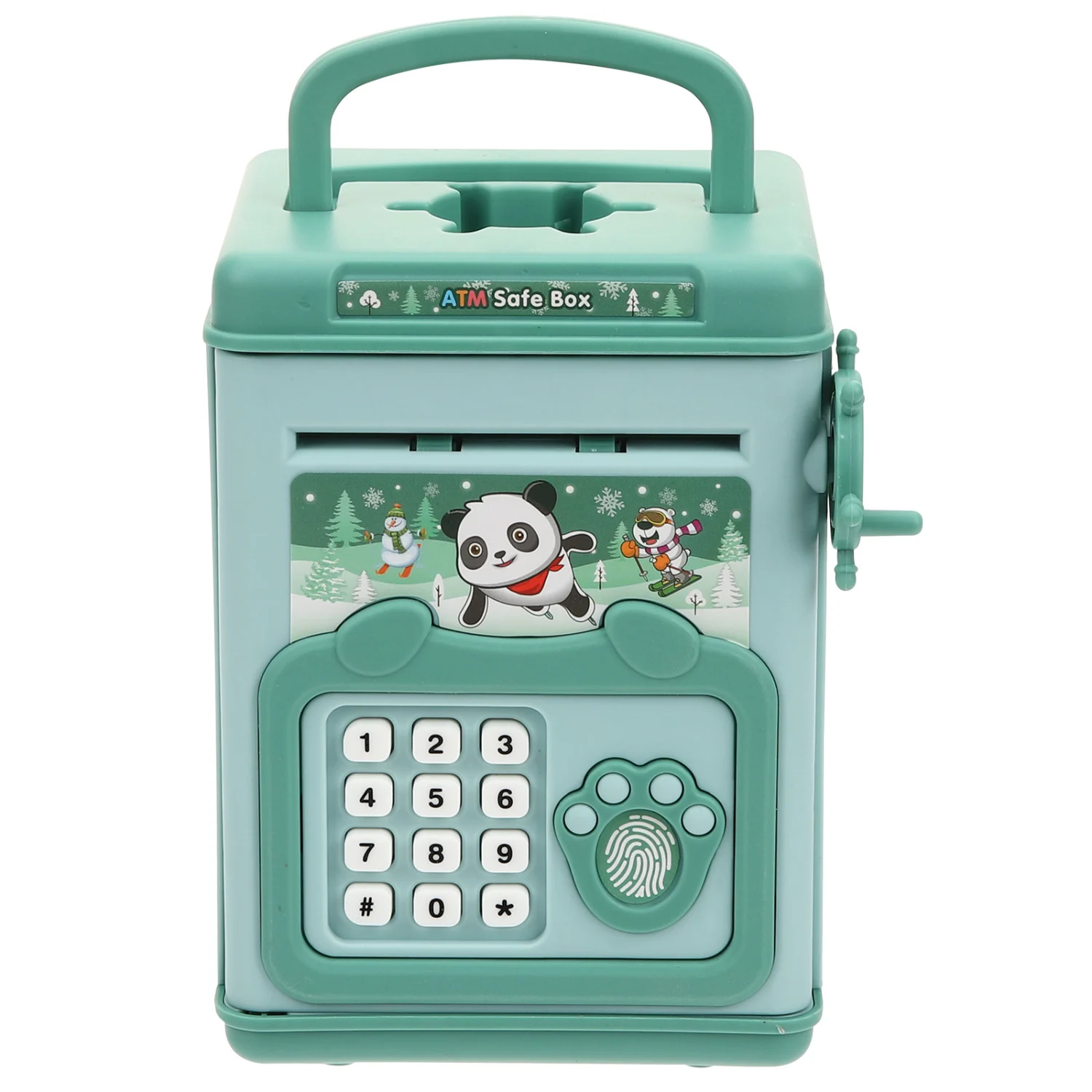 Cartoon Saving Pot Electronic Piggy Bank Mini ATM Coin Bank Money Saving Box