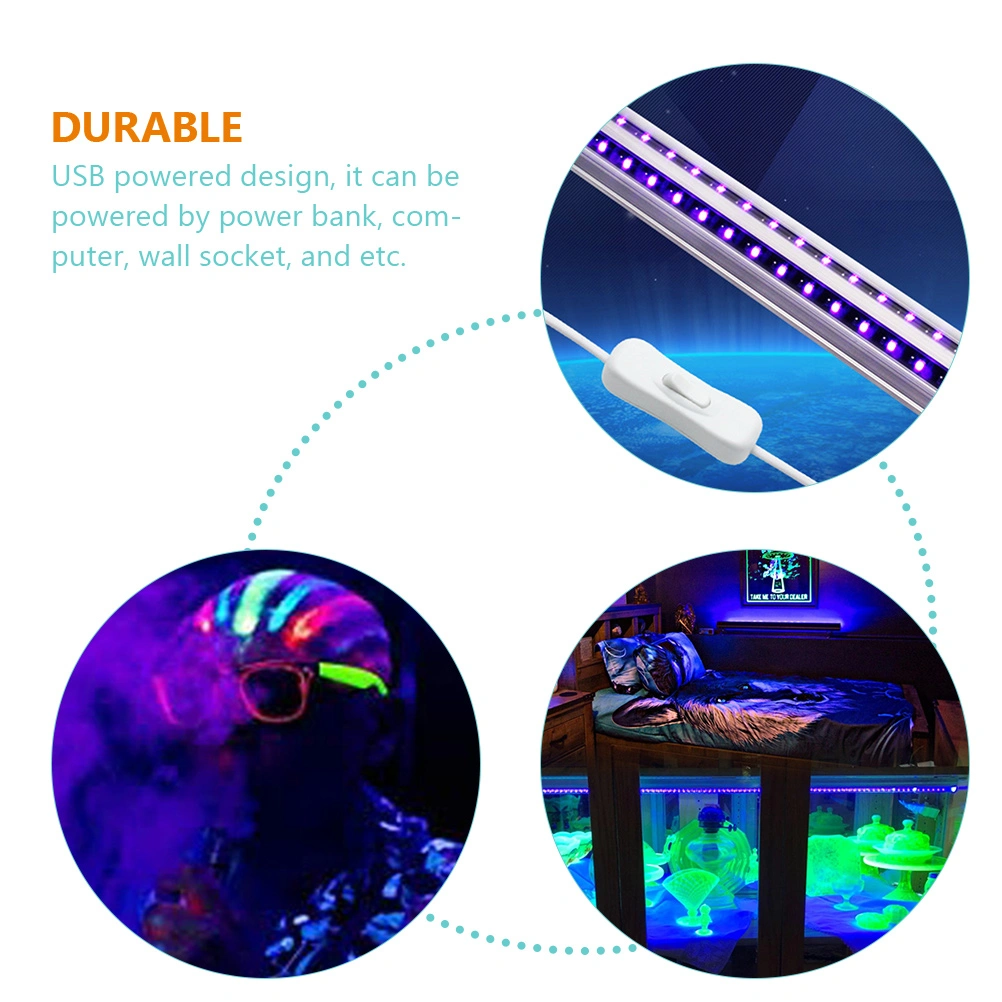 Black Light UV Bar Black Light LED Fluorescent Lamp USB Stage Party Light