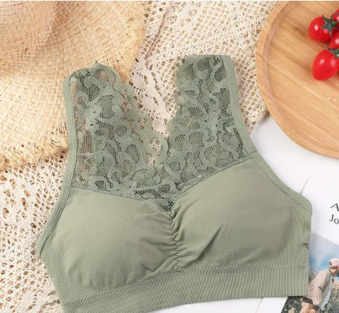 Lace Plus Size Plus-sized Seamless Beauty Back Tube Top Without Steel Ring Women