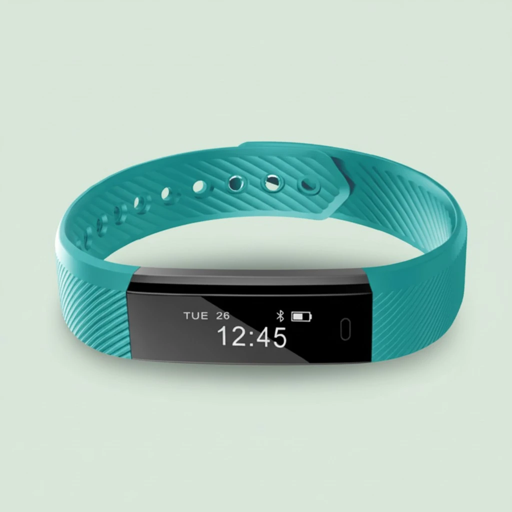 Smart Bracelet ID115Lite Wristband Anti-lost Remote Camera Sedentary Reminding Pedometer Calorie Counter Sleep Monitor Call Reminder SMS Sync for Android 4.5 IOS 8.0 (Green)