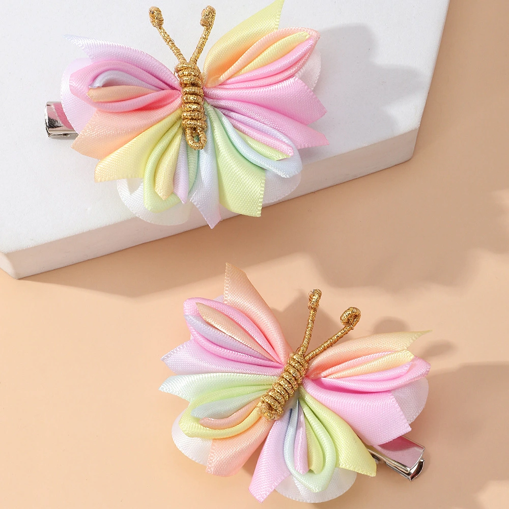 3 Pairs Butterfly Hair Clips Girl Barrettes Butterfly Clips Decor Butterfly Accessories