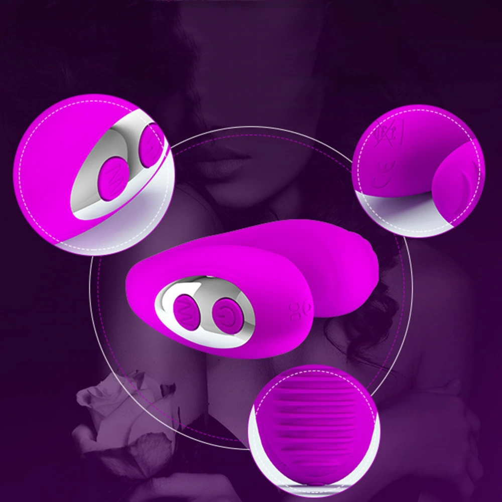 Waterproof Oral Vibrator Waterproof Mouth Massager Powerful Threaded Vibrator Silicone Body Massager for Women