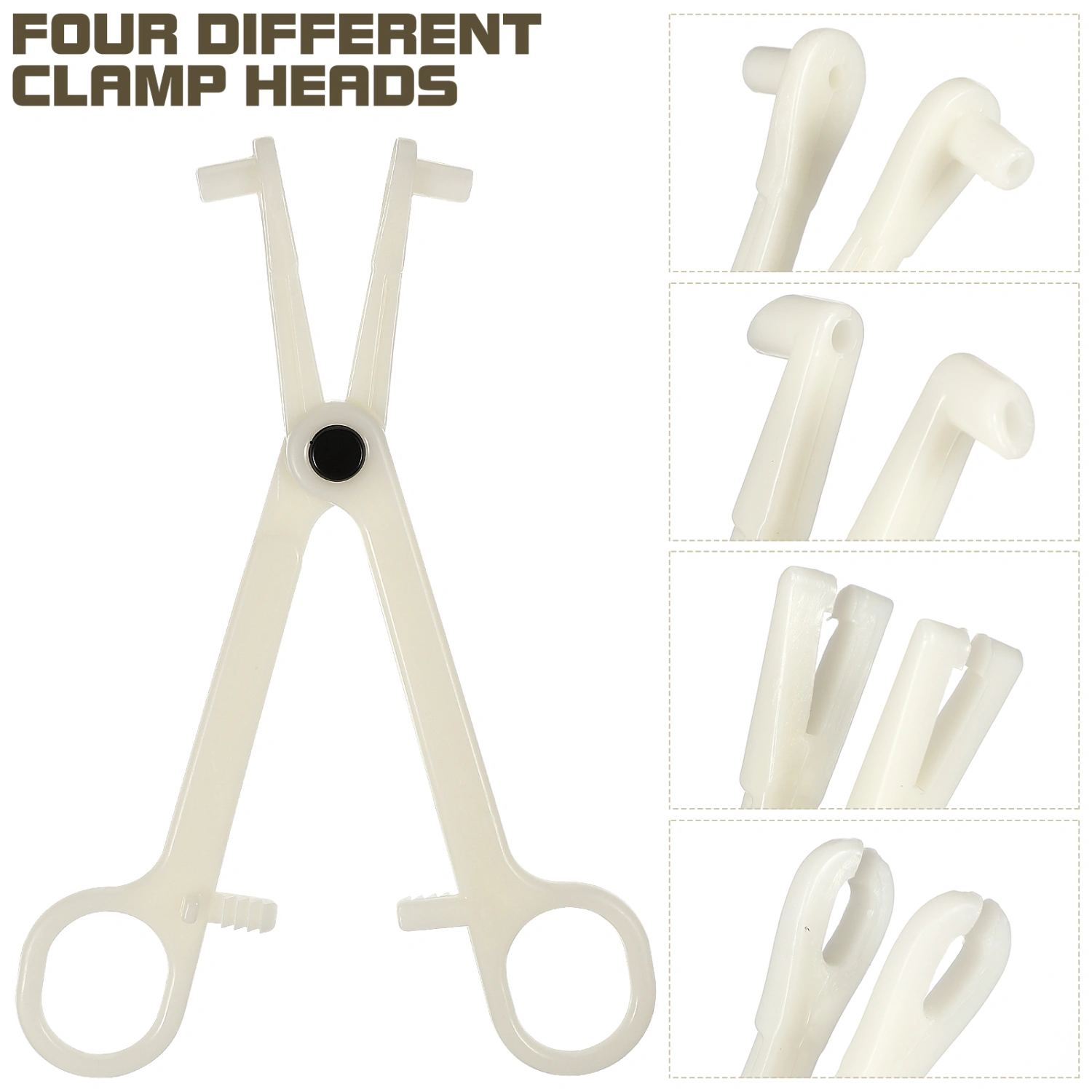 4 Pcs Body Piercing Clamps Disposable Plastic Piercing Clamps Septum Forceps Body Piercing Plier Piercing Tools Supplies