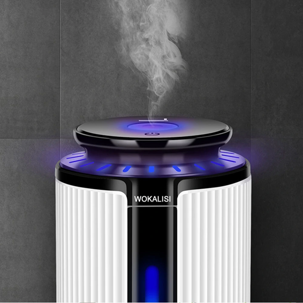 900ml Mini USB Humidifier Essential Oil Aroma Diffuser Air Aromatherapy with Colorful Light for Home Office Car (White)