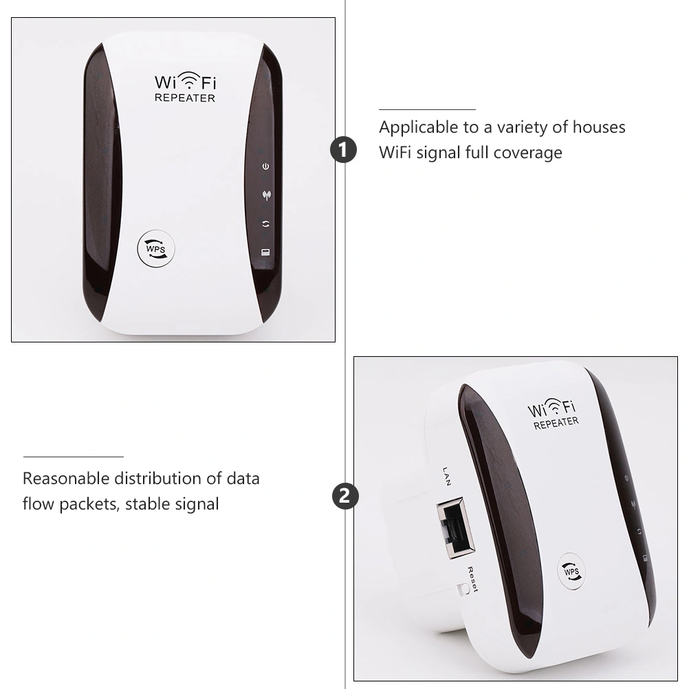 Wifi Signal Range Booster Wireless Router Repeater Antenna Amplifier (US Plug)