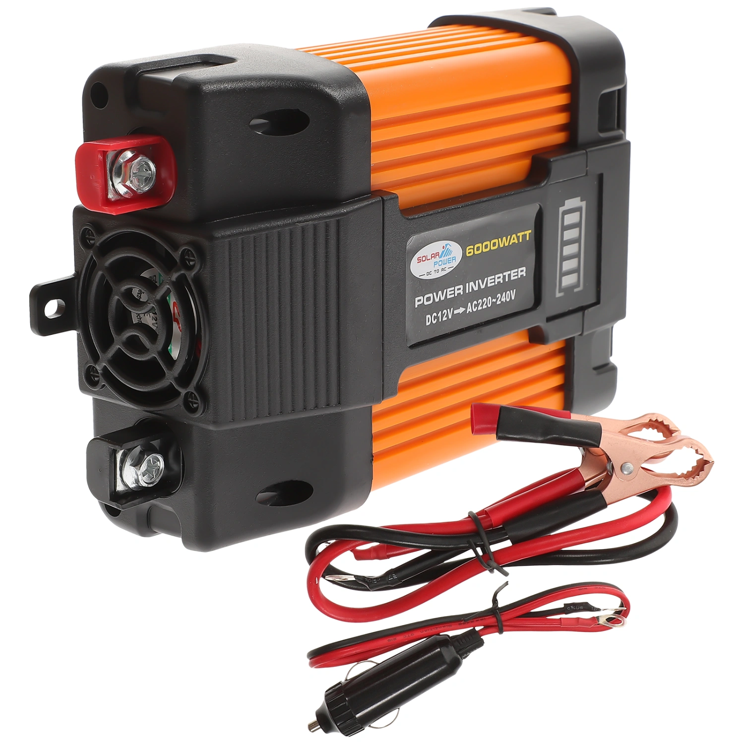 1 Set 6000W Dual USB Car Inverter Power Adapter Modified Sine Wave Inverter