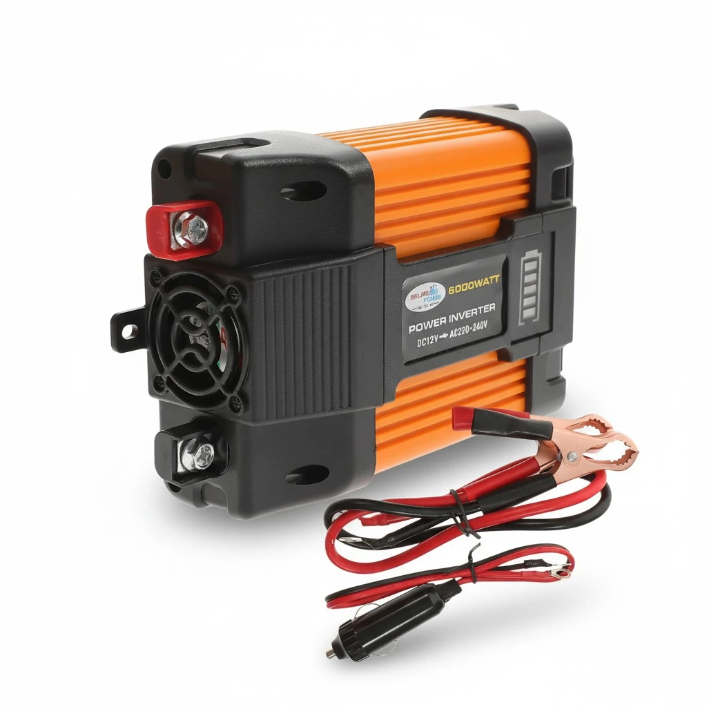 1 Set 6000W Dual USB Car Inverter Power Adapter Modified Sine Wave Inverter