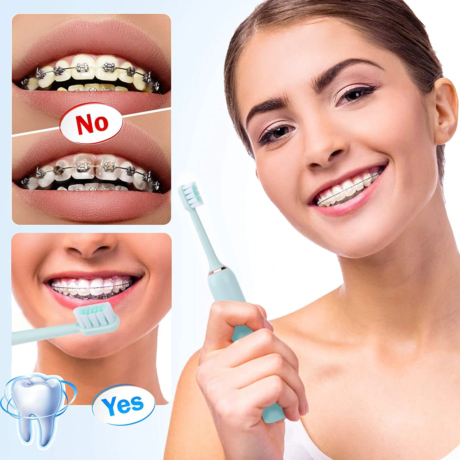 Electric Toothbrushes Dental Calculus Remover Electric Tooth Cleaner for Adults