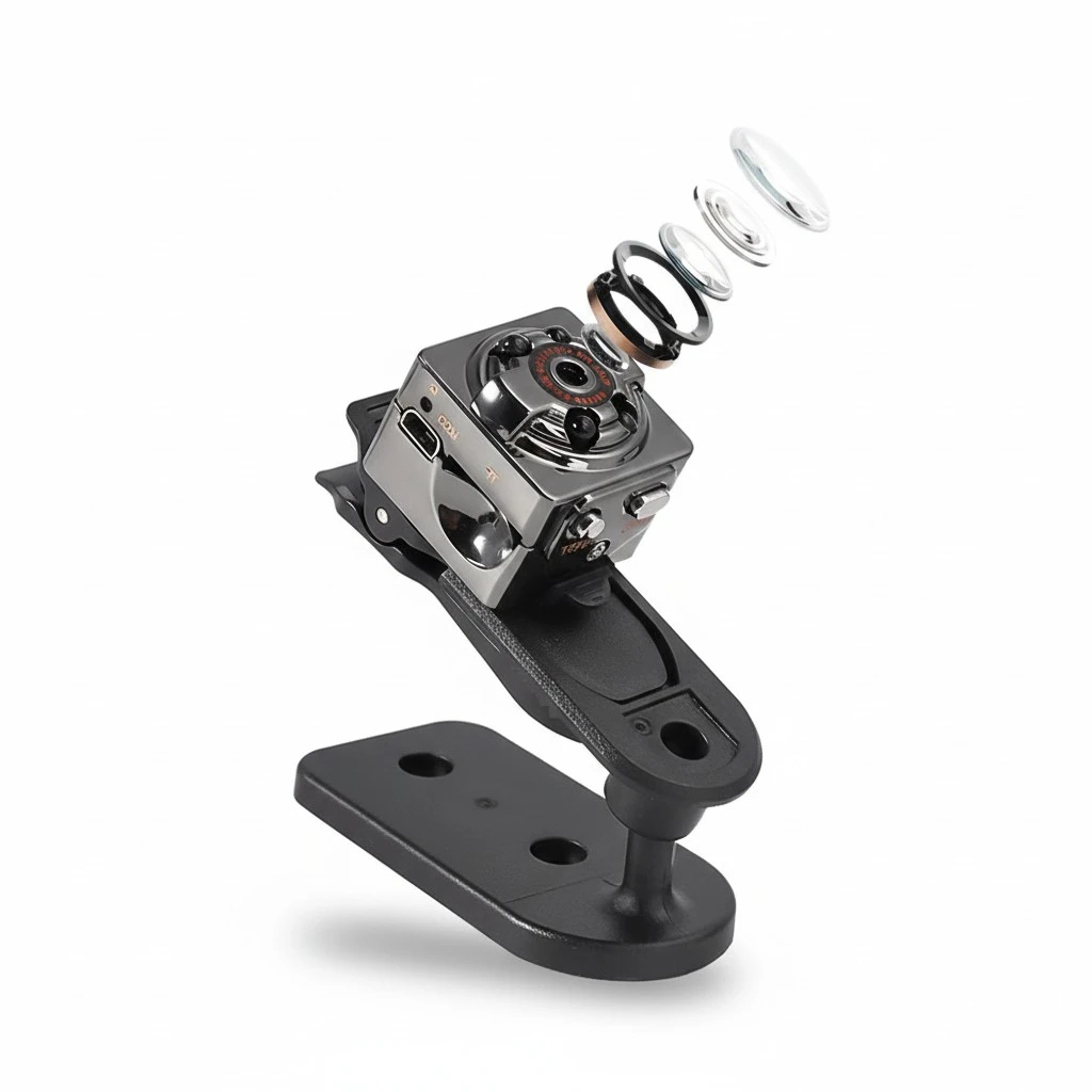 1 Set Mini Camera Portable Sports Camera Aerial Photography Camera (1080P)