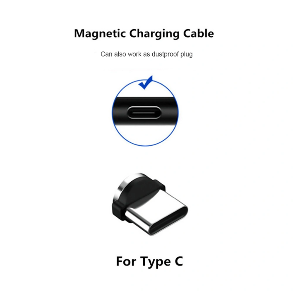 15pcs USB C Magnetic Adapter Aluminum 360 Degree Rotating Cable Connector