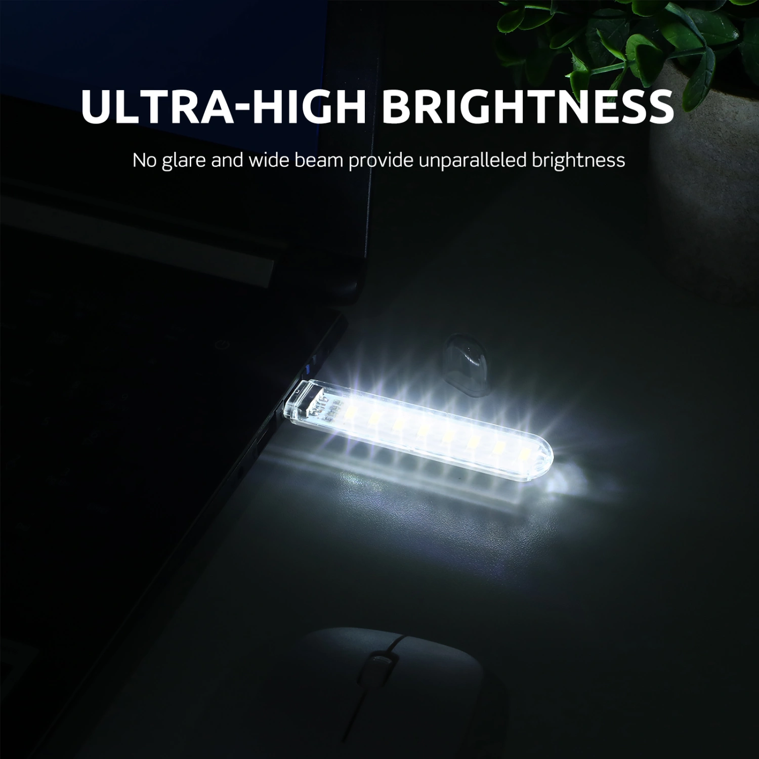 3 Pcs USB Night Lamps Lightweight Portable Practical USB Charging Lights