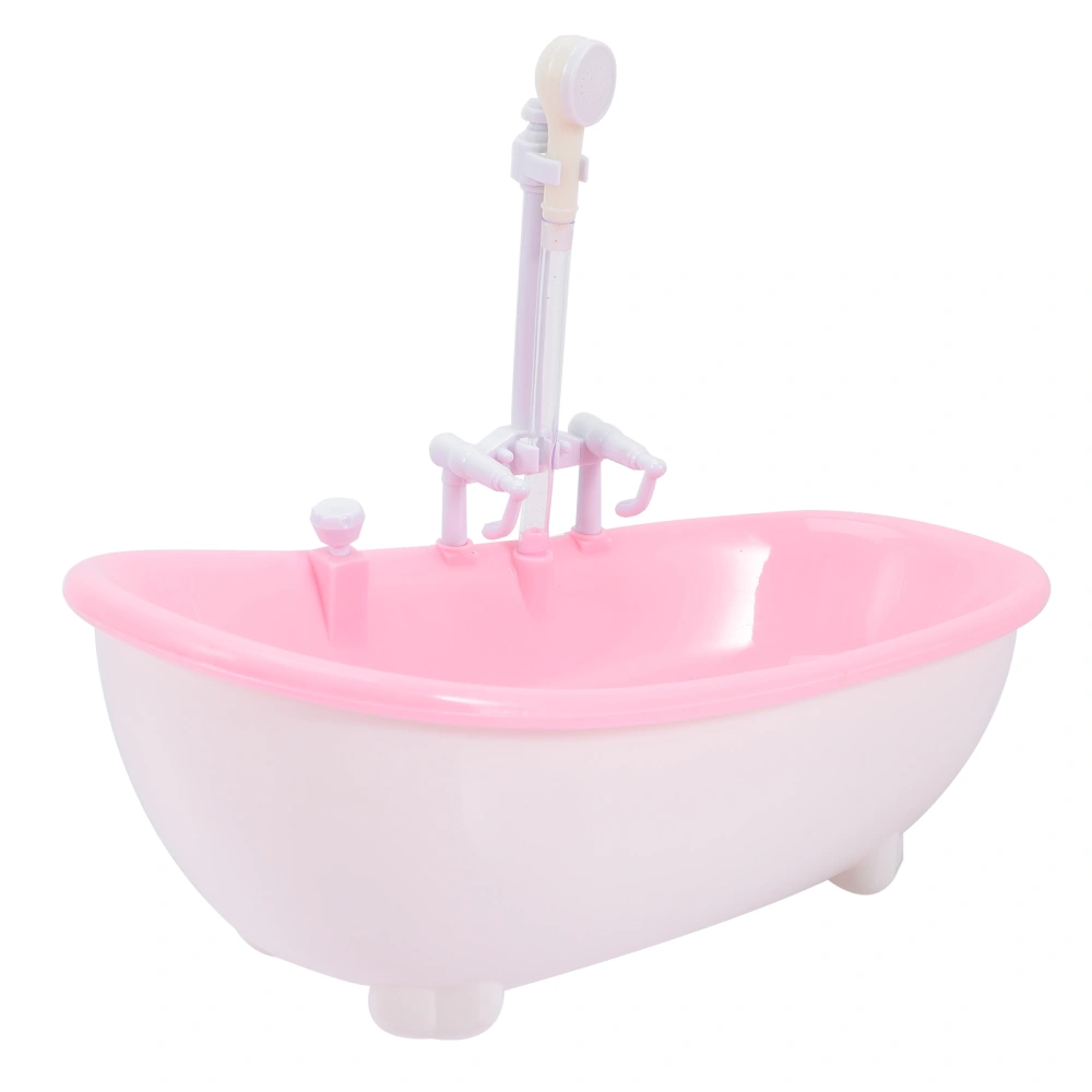 Doll Bathtub Toy Model Electric Water Spraying Bathtub Kids Pretend Play Toy