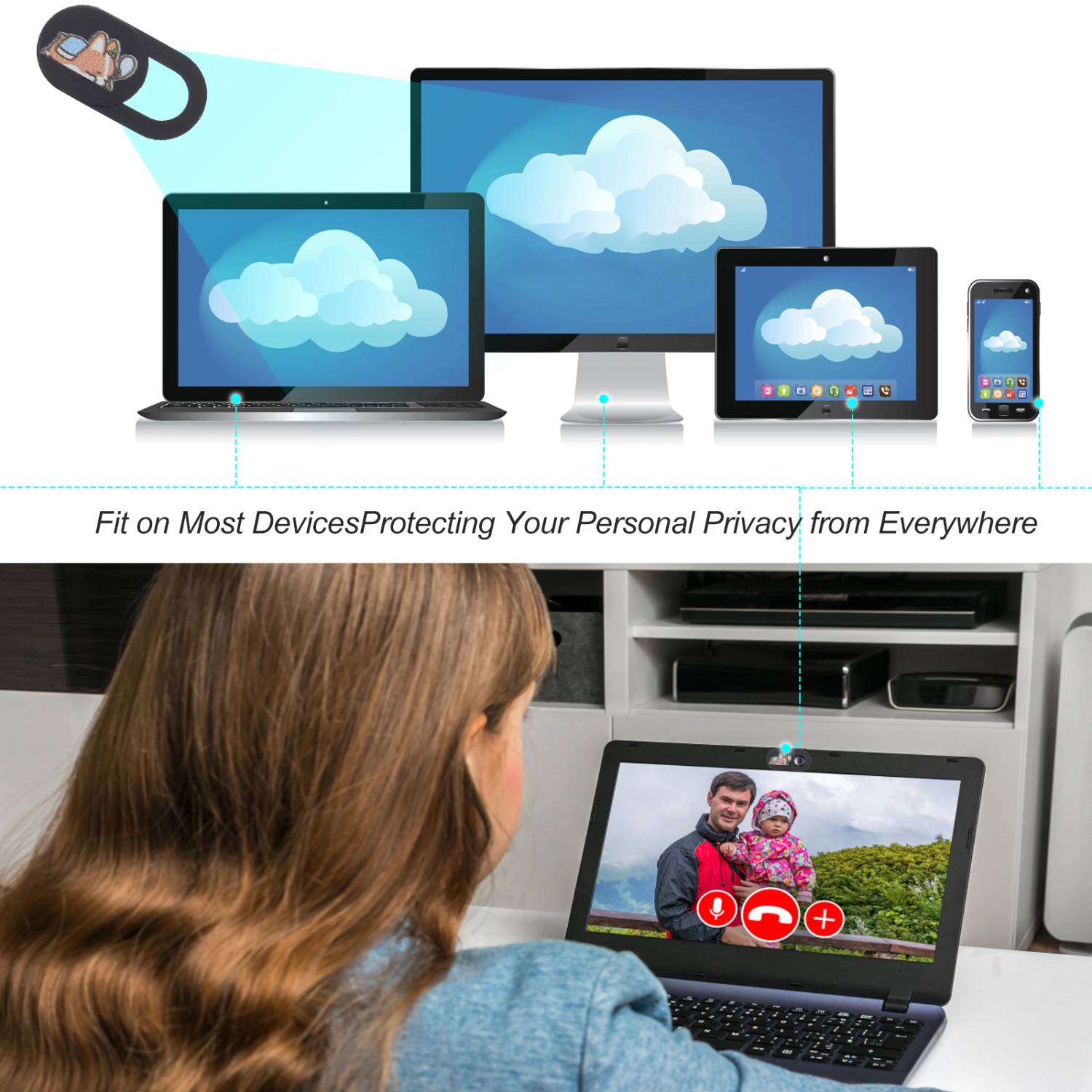 3pcs Laptop Camera Cover Slide Camera Cover Webcam Privacy Cover Webcam Cover