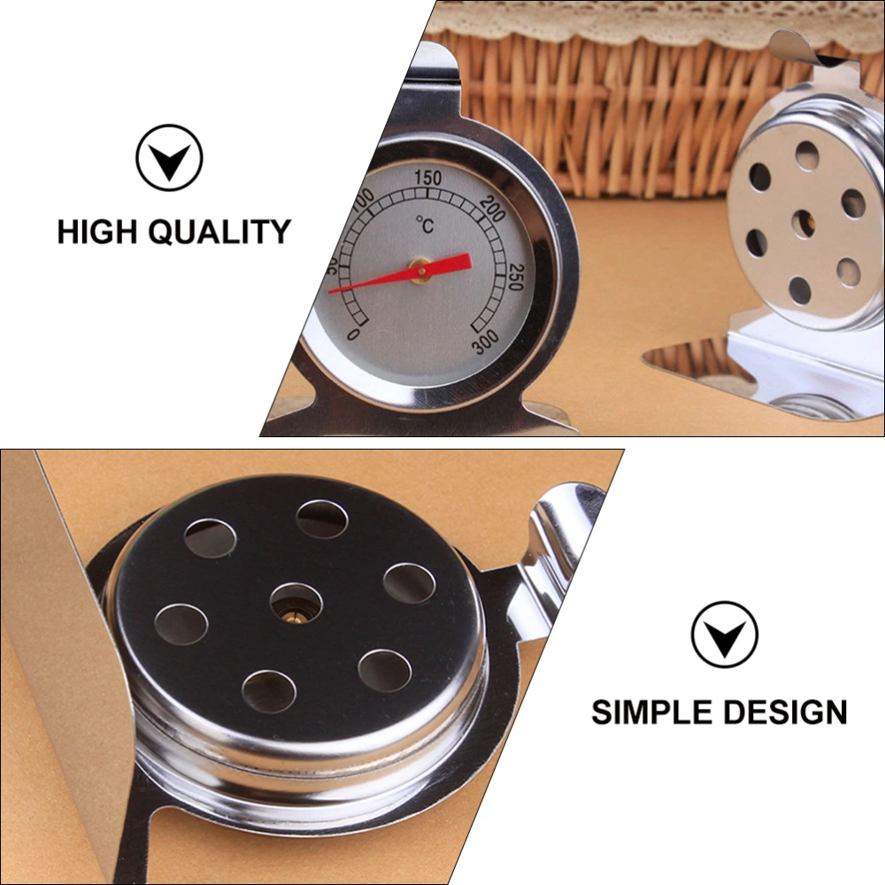 2pcs Stainless Steel Oven Thermometer Baking Oven Cooking Thermometer for Home