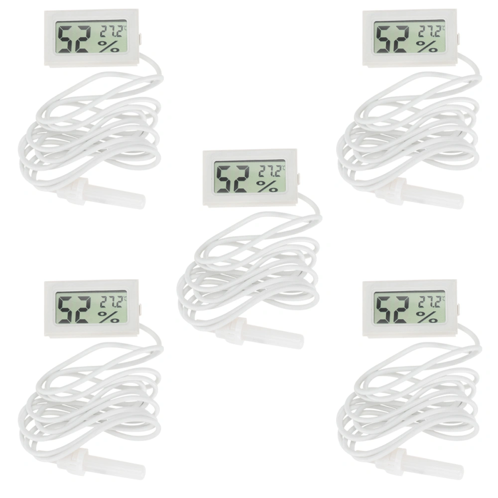 5pcs Mini Hygrometer Thermometer Digital Temperature Humidity Meter Thermometer