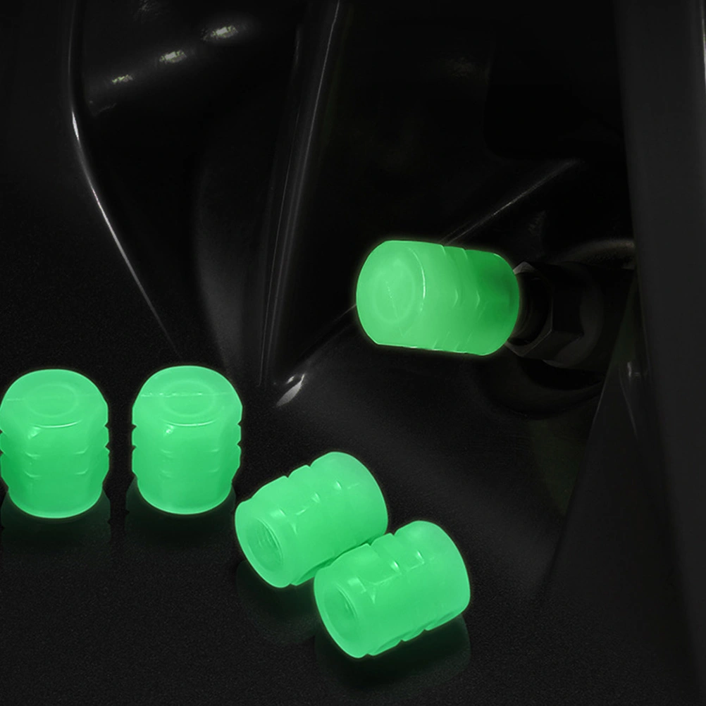 20pcs Car Tire Valves Stem Caps Luminous Tire Caps Covers for Motorcycle Car
