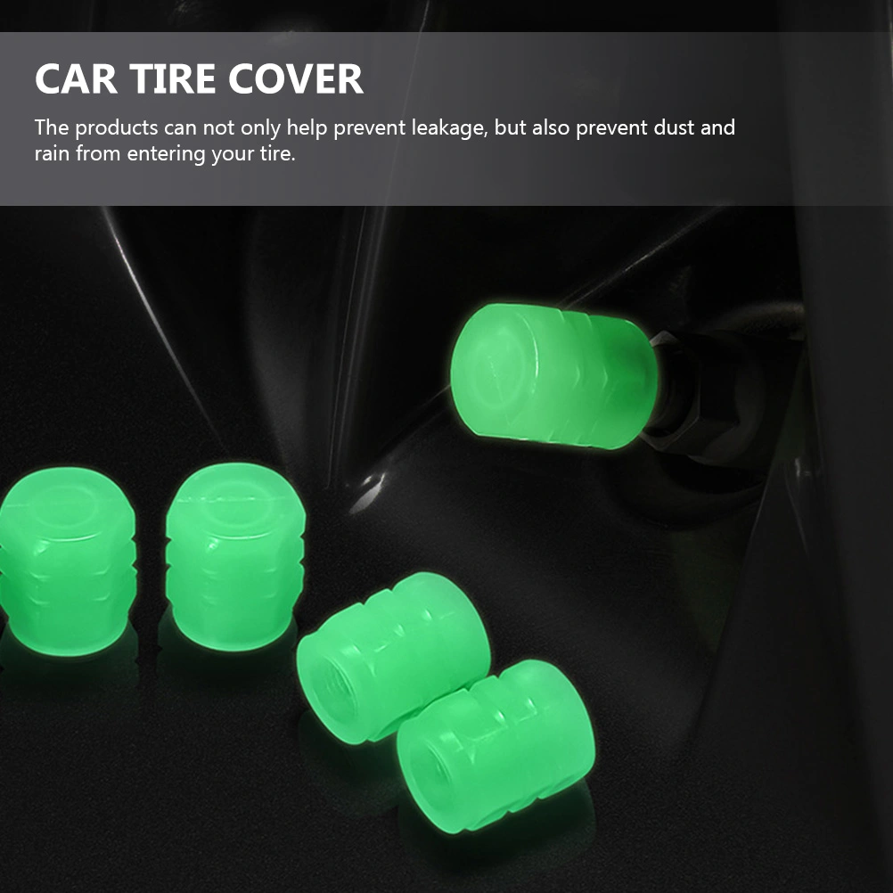 20pcs Car Tire Valves Stem Caps Luminous Tire Caps Covers for Motorcycle Car