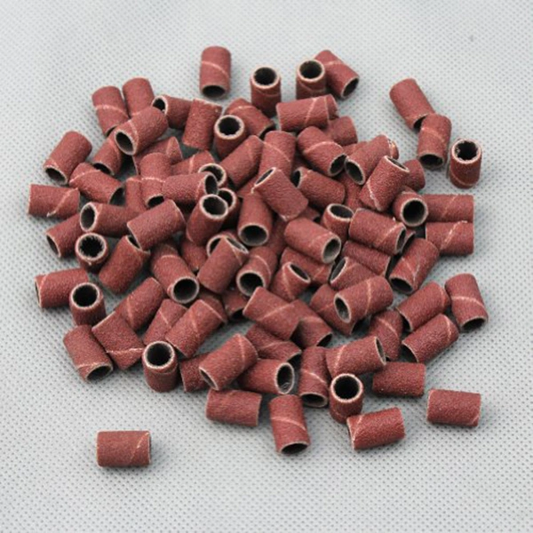 Mounted Cylindrical Grinding Heads Abrasive Sleeves Sanding Bands For Nail Drill Manicure Tools