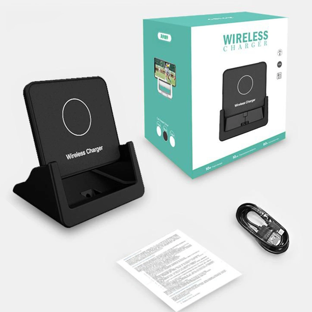 1pc Wireless Phone Charger Quickly Charge Qi Wireless Phone Charger (Black)
