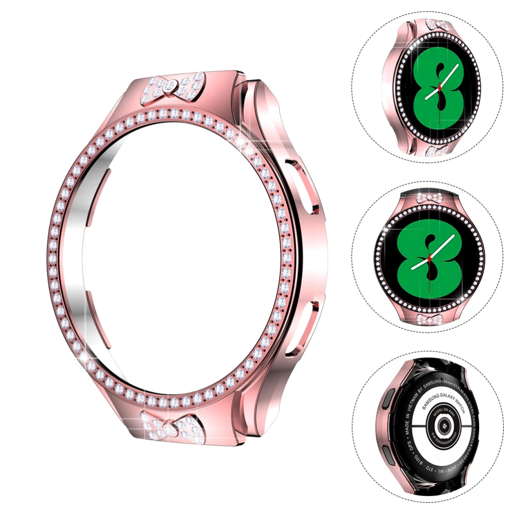 Watch Case Shiny Watch Cover Glitter Watch Case Compatible for Samsung Galaxy Watch 4