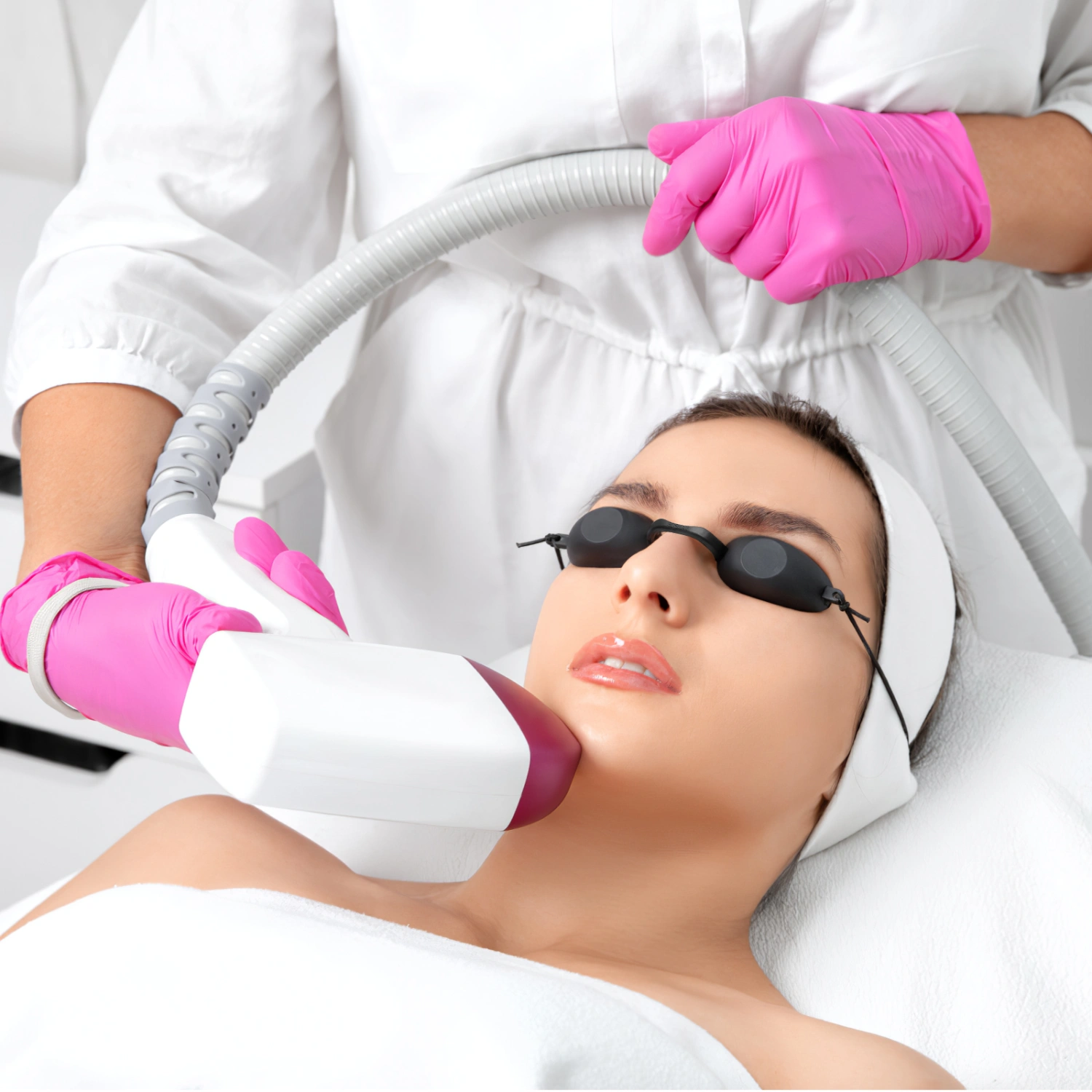 1pc UV Eye Protection Tanning Eye Goggles Eye Protection Shade Skin Care Machine Eye Protection Mask