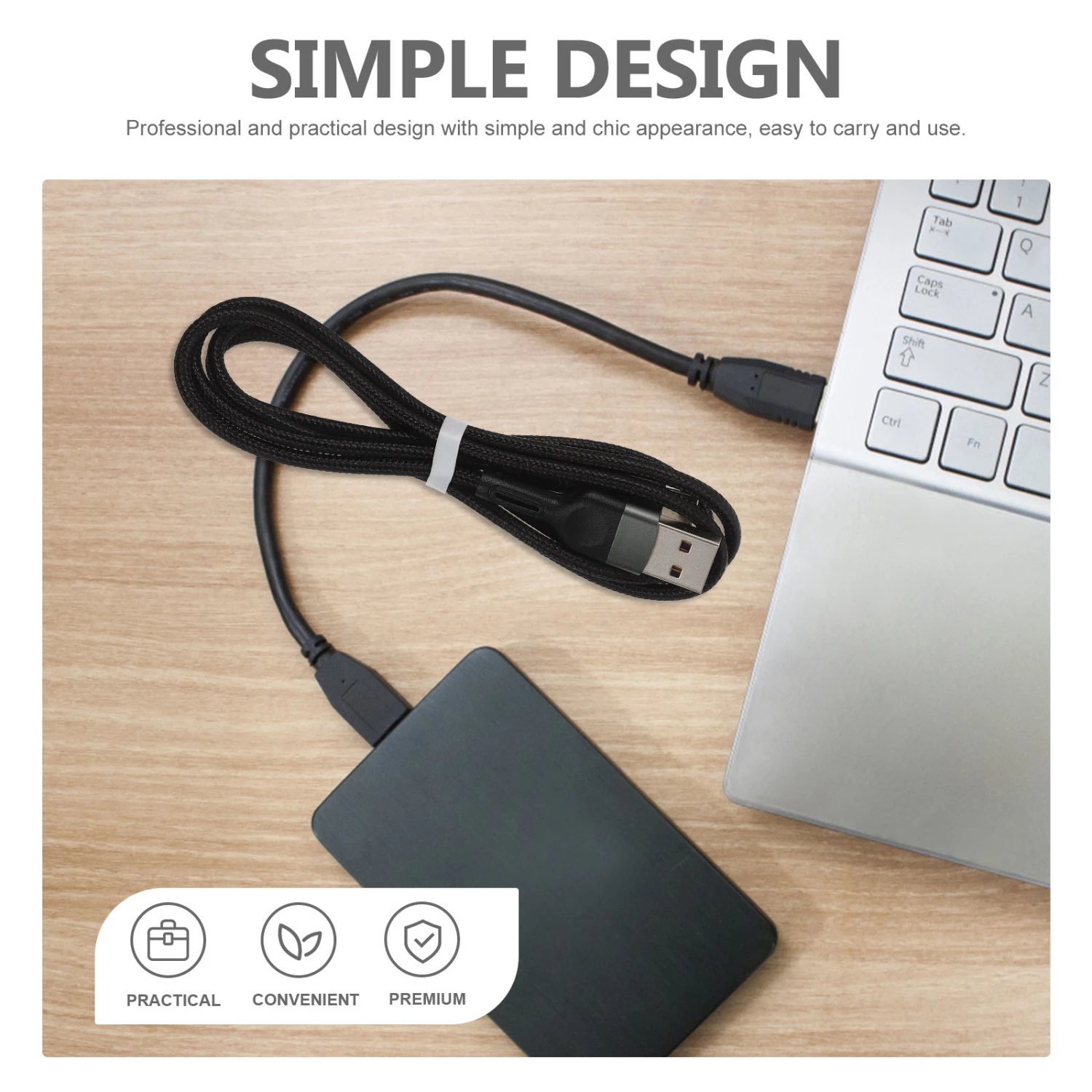 2Pcs Type-C Charging Cable 5A Fast Charging USB-C Cable Type-C Phone Charging Cord