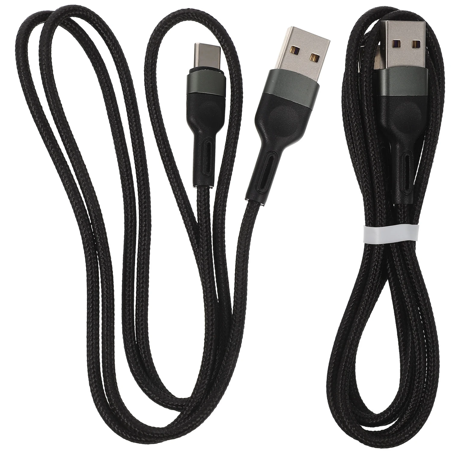 2Pcs Type-C Charging Cable 5A Fast Charging USB-C Cable Type-C Phone Charging Cord