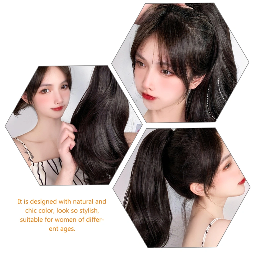 Fake Long Ponytail Extension Claw Clip Long Curly Synthetic Pony Tail Hairpiece