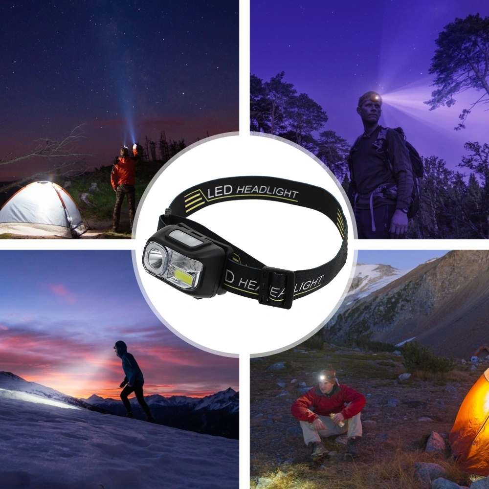 USB Charging Headlight LED Sensor Headlight Head-mounted Light Outdoor Light