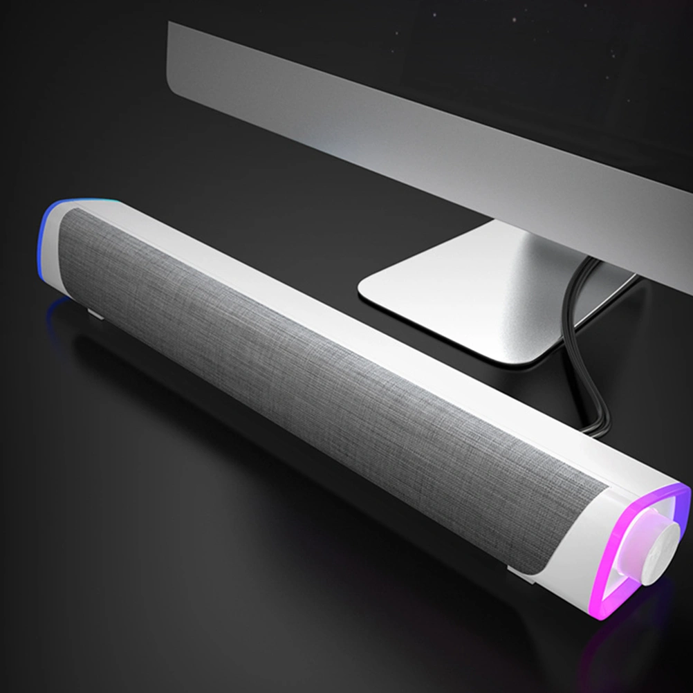 Household Dual Speaker Sound Bar Music Player Soundbar for Computer Tablet