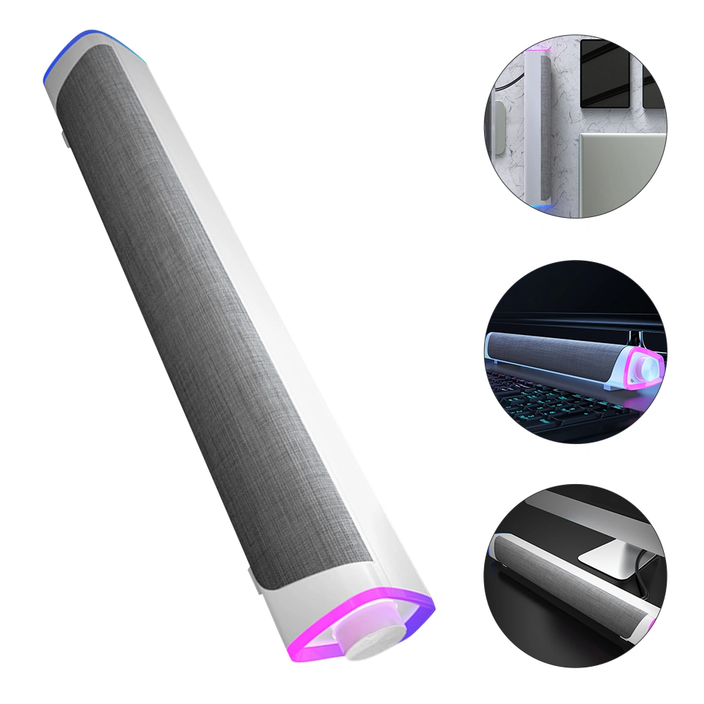 Household Dual Speaker Sound Bar Music Player Soundbar for Computer Tablet