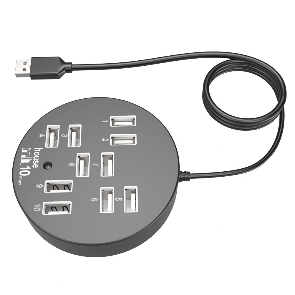 USB Hub 10-port USB Hub Extension Multi-port Splitter Computer USB Extender