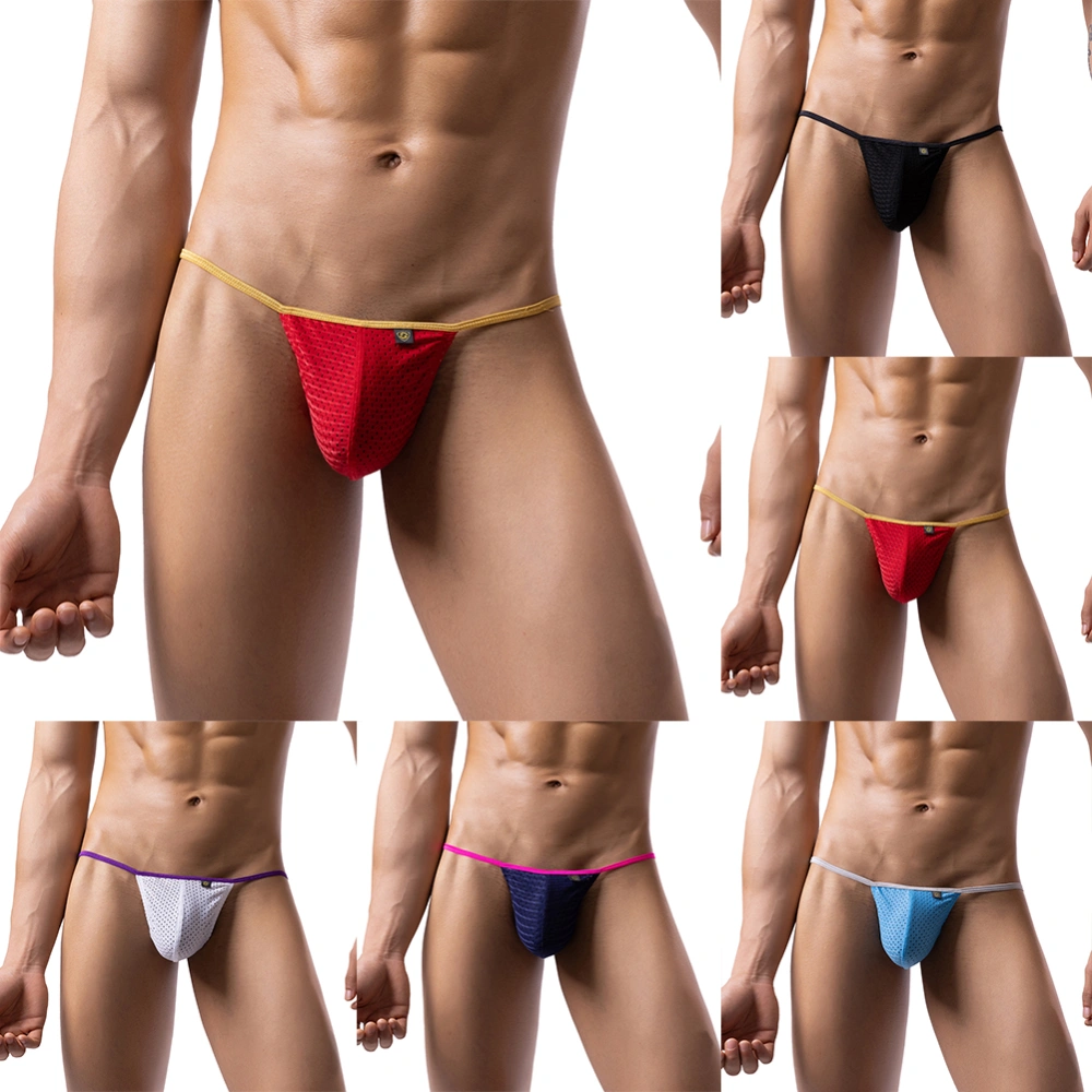 Men's Mesh Hollow Underwear T-shaped Panties