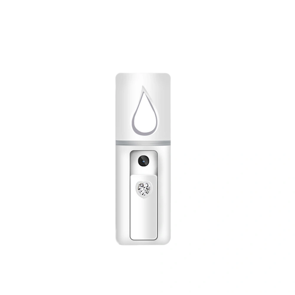 Nano Sprayer USB Rechargeable Facial Steamer Moisturizing Hydrating Handy Mist Spray for Skin Care Makeup with Mirror