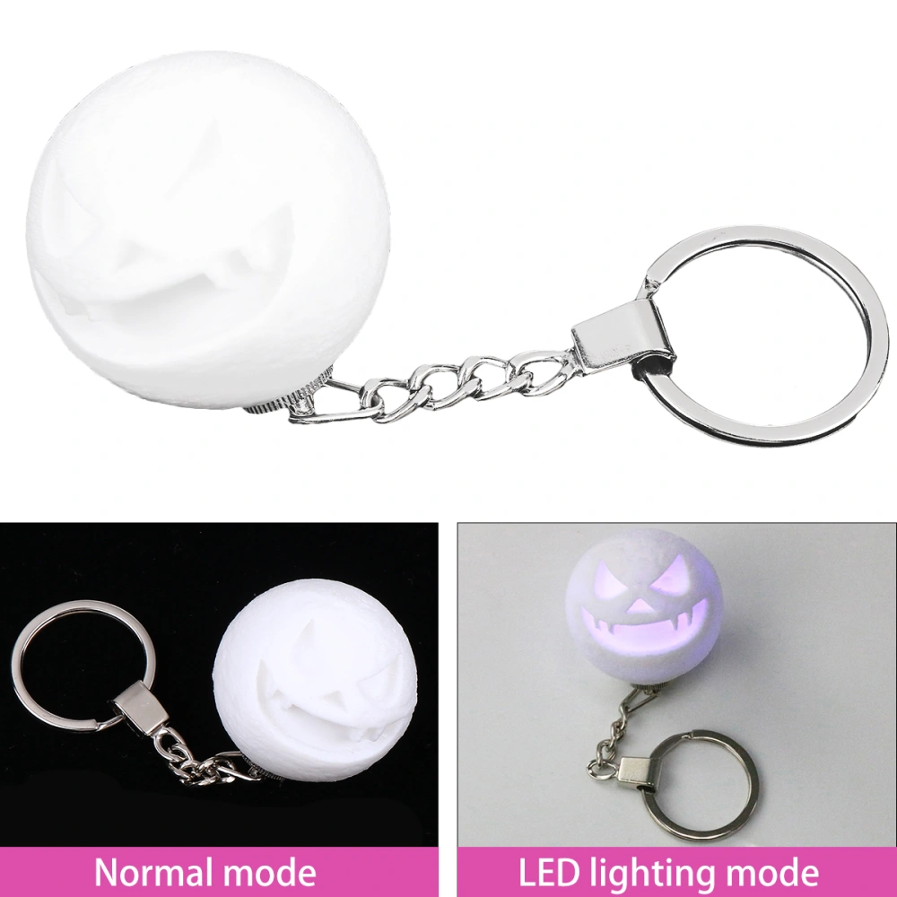 Portable Mini LED Keychain Christmas Design Key Chain Keyring Light Lamp Halloween Gift