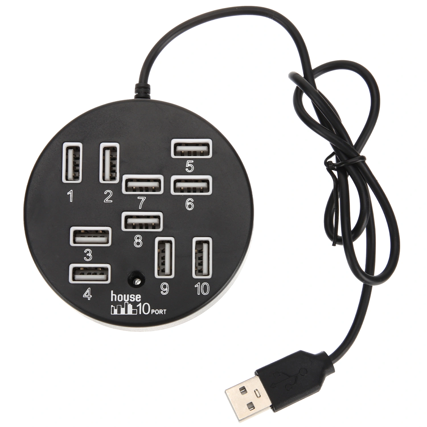 Usb Hub 10 Ports Usb Expander Usb Hub Extension For Laptop Desktop Computer