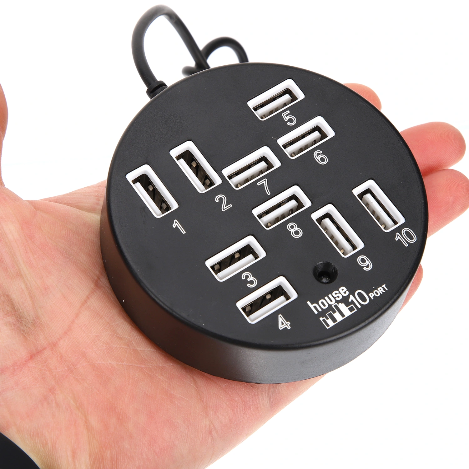 Usb Hub 10 Ports Usb Expander Usb Hub Extension For Laptop Desktop Computer