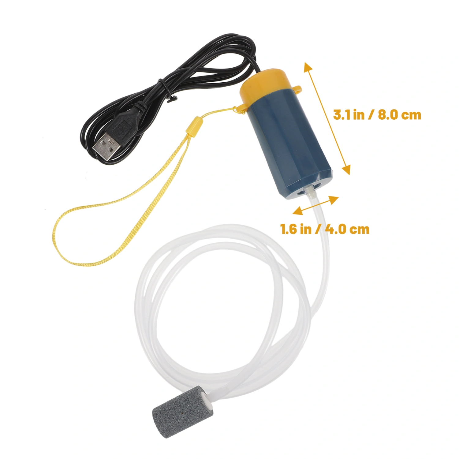 USB Powered Fish Tanks Air Pump Aerator Pump Silent Aquarium Bubbler Pump