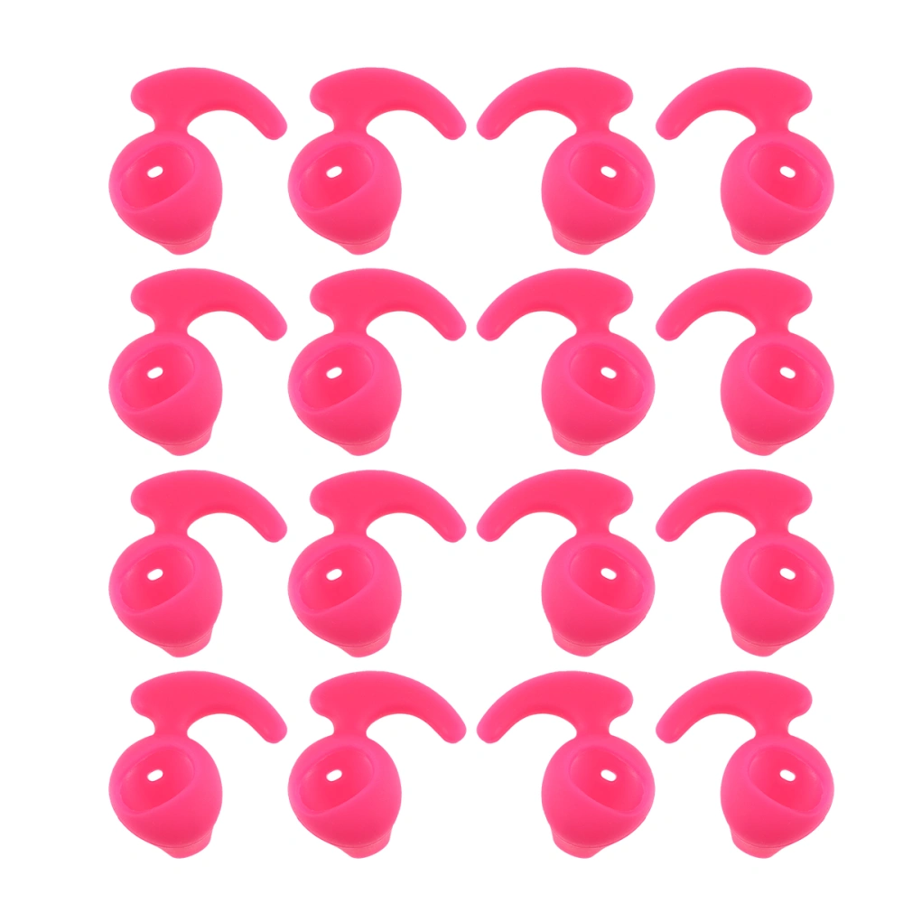 20 Pairs Silicone Wireless Earphone Ear Tips Earbud Earphone Replacement Protective Sleeve Cover (Pink)