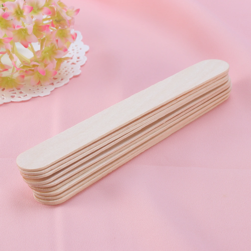 10±1pcs Hair Removal Wooden Wax Applicator Sticks Wax Spatula Tongue Depressors