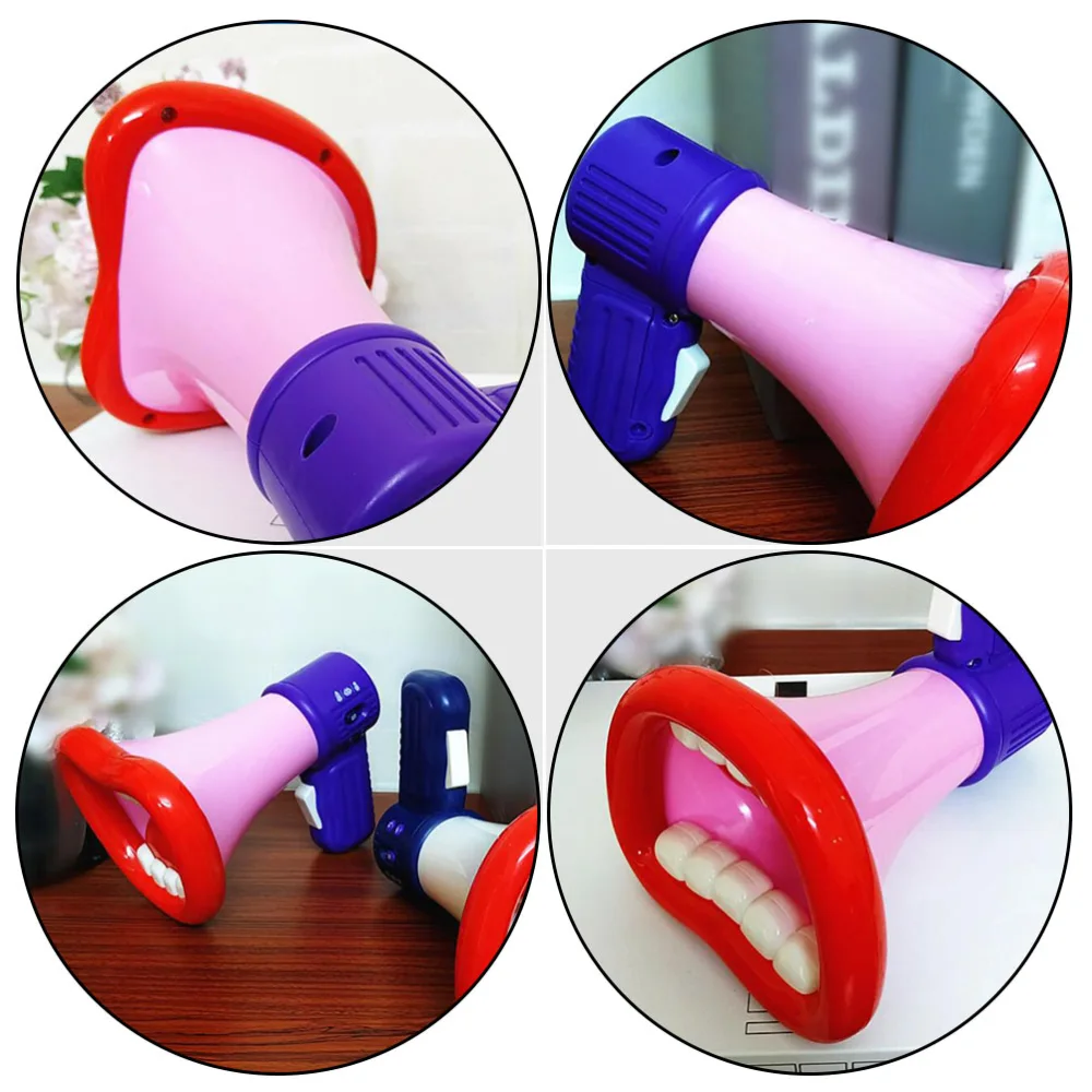 1pc Children's Mini Electric Hand-held Funny Sound-changing Loudspeaker Toy