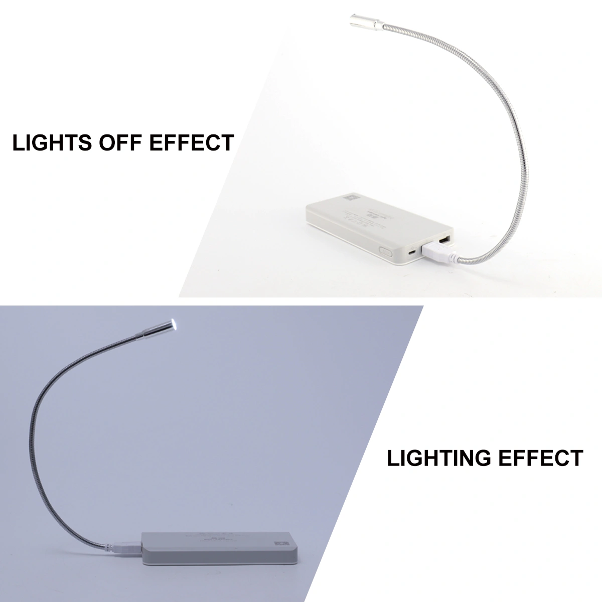 4 Pieces USB Reading Lamp High Brightness LED Flexible Gooseneck Light