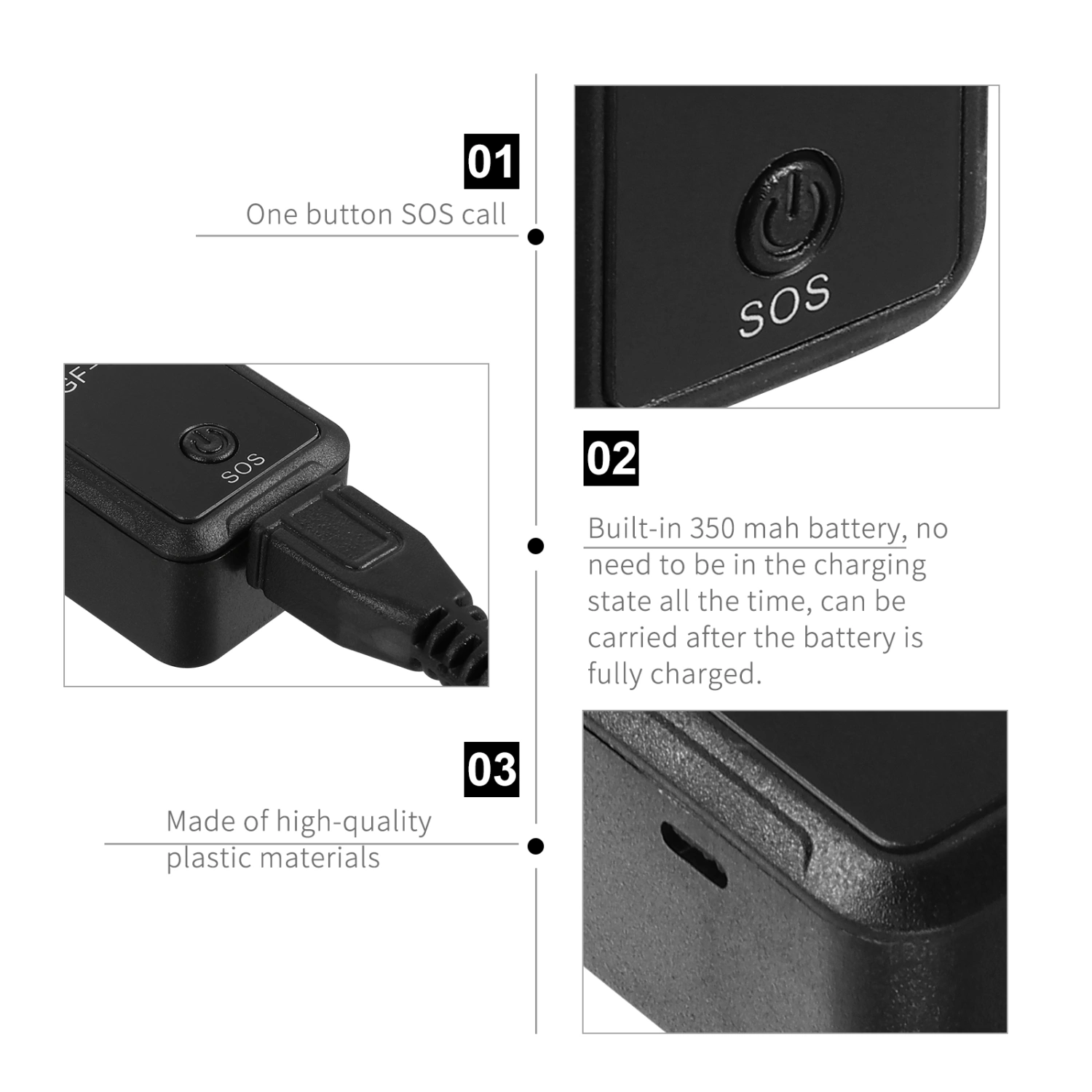 1 Set of Car Tracking Device Real Time Phone Display Locator