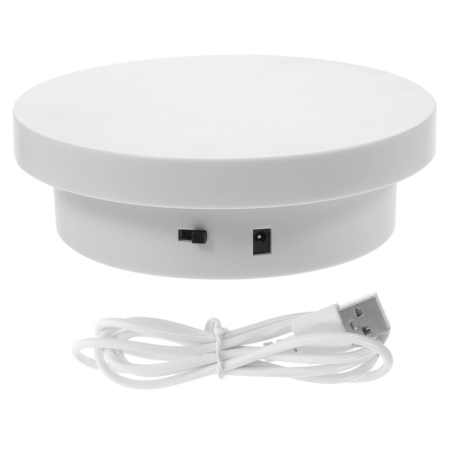 Automatic Rotating Display Stand Collection Showcase Turntable 360 Degree Jewelry Display Holder