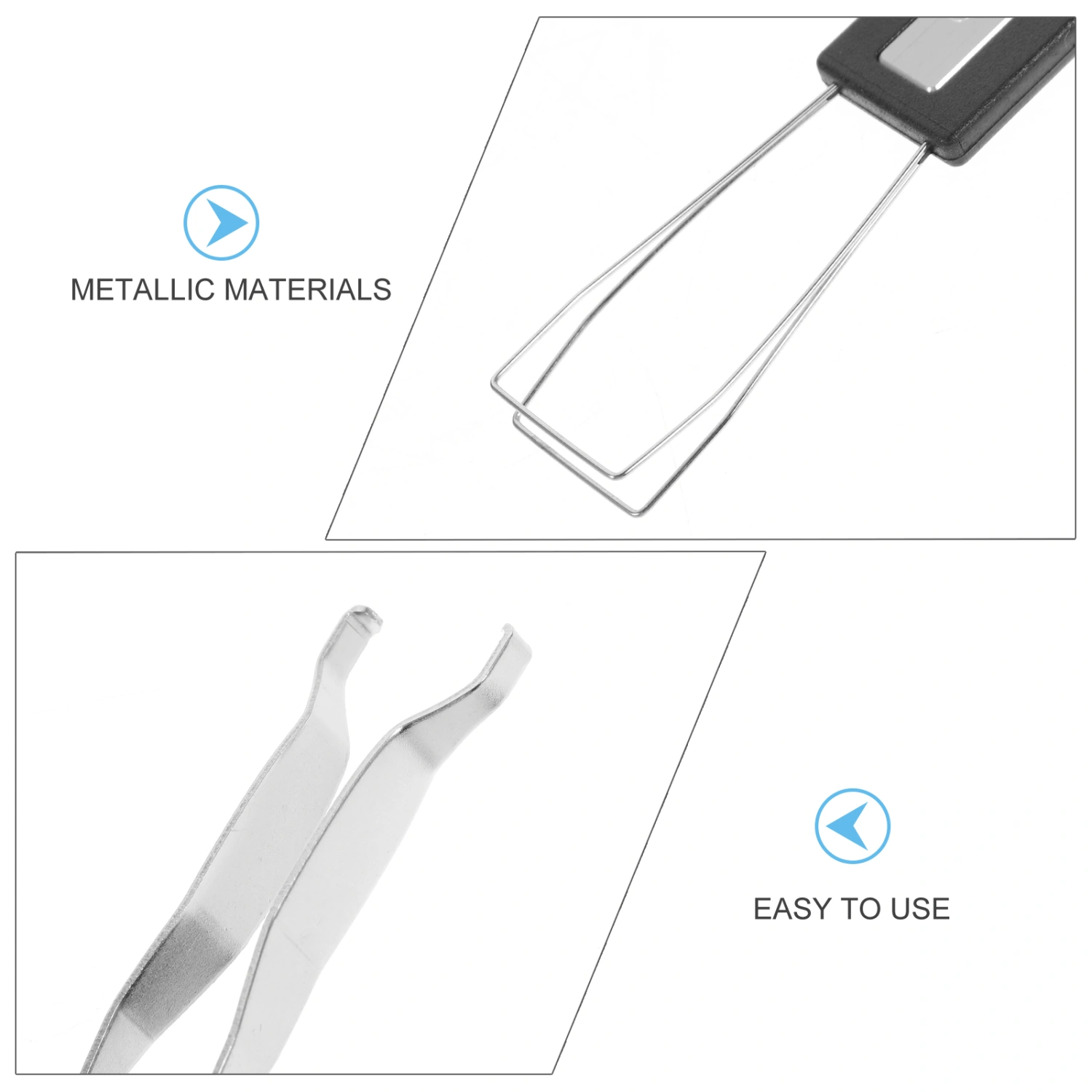Metal Key Puller Switches Remover Tool for Mechanical Keyboard Keycaps Puller Replacement 2 in 1 Key Switch Drop Ship