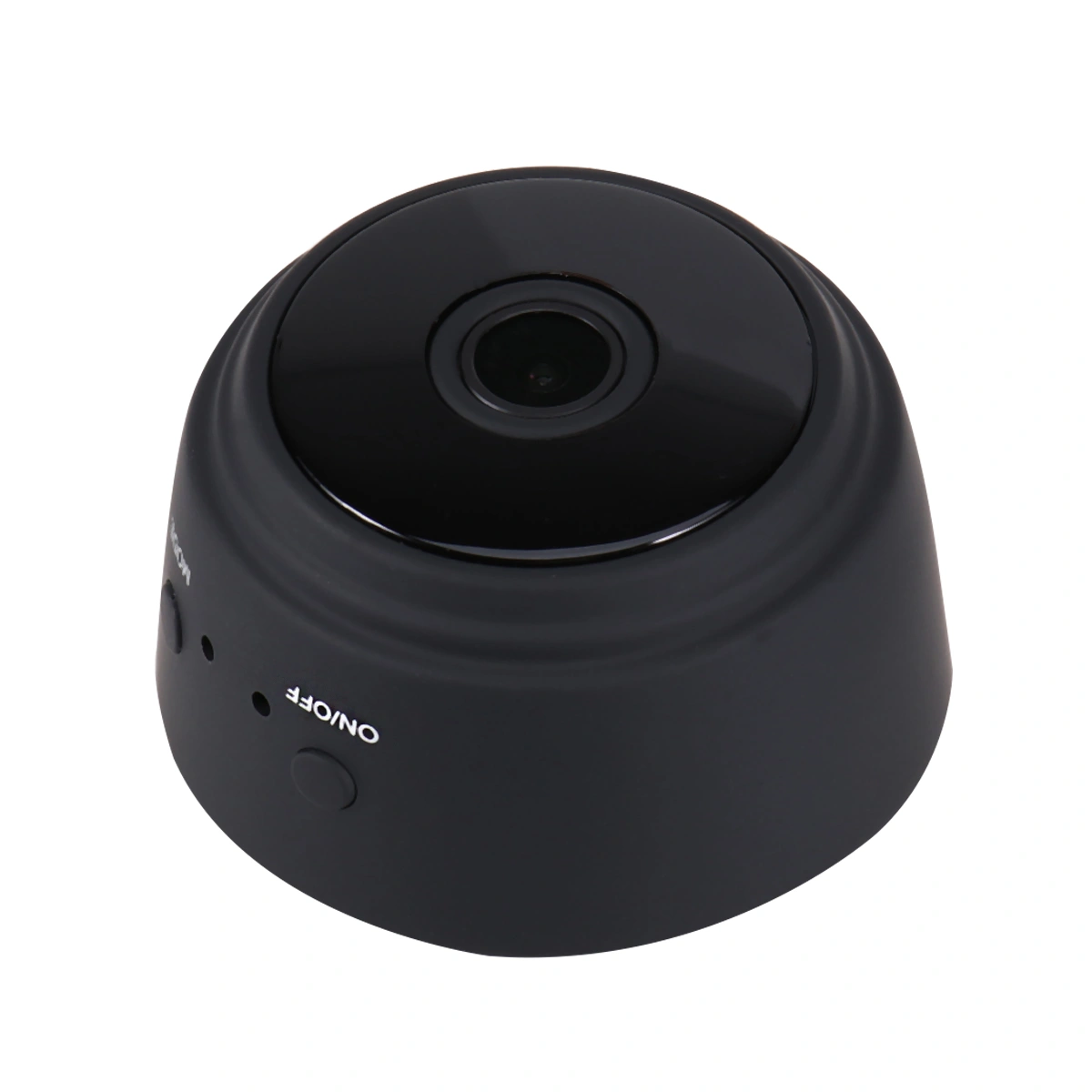 1pc 150° 1080P Mini WIFI Smart Night Vision Camera Home Remote Monitor (Black)