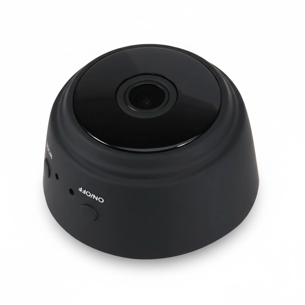 1pc 150° 1080P Mini WIFI Smart Night Vision Camera Home Remote Monitor (Black)