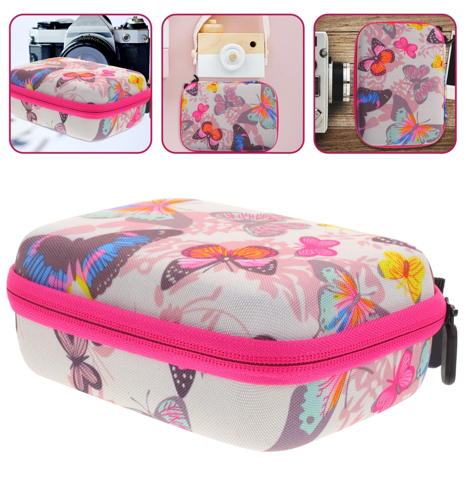 Kids Camera Case Camera Carrying Case Travel Camera Bag Holder with Zipper Closure