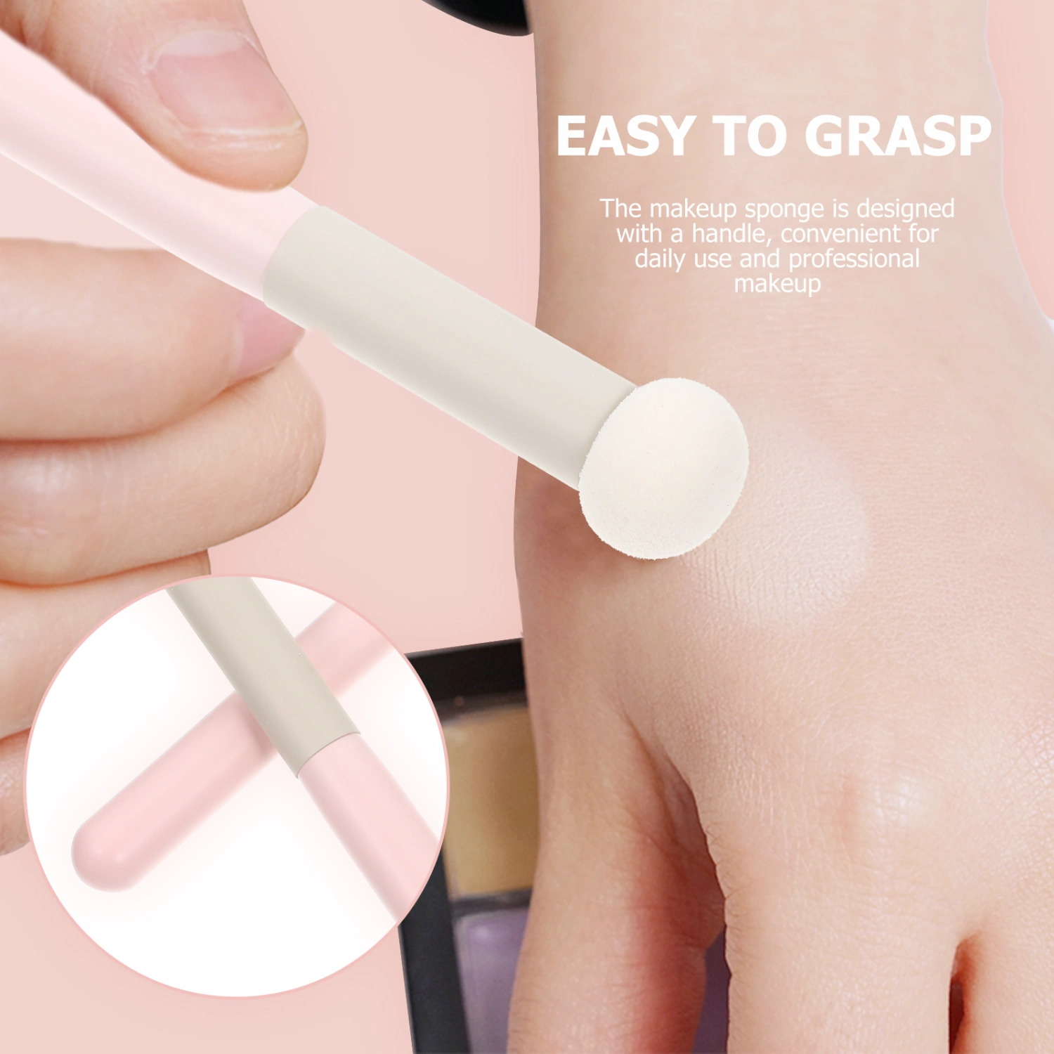 3Pcs Sponge Makeup Brushes Portable Concealer Brush Women Makeup Sponges