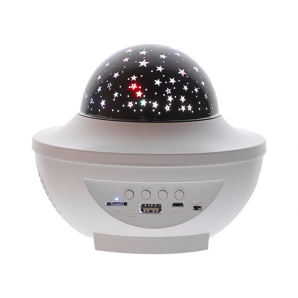 1pc UFO Shape Star Sky Projection Lamp Charging Projection Light Atmosphere Light